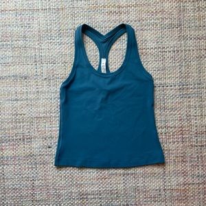NEVER WORN size : 6 Lululemon dark teal (color : Capri) athletic tank top
